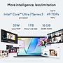 ASUS Vivobook S14 OLED 14" Laptop, Copilot+ PC, Intel Core Ultra 7 355 (2026), 16GB RAM, 1TB SSD, Windows 11 Home~#|#~sp312604741_sc7