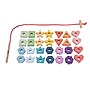 TickiT Rainbow Wooden Lacing Shapes, Assorted Colors (CTU73564)~#|#~sp312924406_sc7
