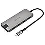 BonElk Long-Life USB-C 8-in-1 Multiport Hub with 4K HDMI, Ethernet, and 100W PD Ports, Space Gray (ELK-80057-R)~#|#~sp313051413_sc7