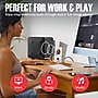 AudioSource Desktop Bluetooth Stereo PC Speakers, White (AS2020BT-W)~#|#~sp313051534_sc7