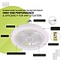 Power By GoGreen Hurricane 10 in. LED Fan Light, White (GG-HURRICANE)~#|#~sp313407269_sc7
