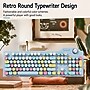 SaharaCase Wireless Mechanical Keyboard, Pastel Blue (KB23)~#|#~sp313720105_sc7