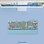 SaharaCase Wireless Mechanical Keyboard, Pastel Blue (KB23)~#|#~sp313720115_sc7