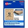Avery Arched Square Business Cards, Matte Kraft Brown, 300/Pack (19479398954)~#|#~sp314002942_sc7