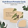 Avery Arched Square Business Cards, Matte Kraft Brown, 300/Pack (19479398954)~#|#~sp314002949_sc7
