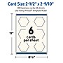 Avery Hexagon Business Cards, Matte Ivory, 300/Pack (19479399020)~#|#~sp314054693_sc7