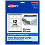 Avery Arched Square Business Cards, Matte Ivory, 600/Pack (19479399026)~#|#~sp314054799_sc7