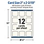 Avery Arched Square Business Cards, Matte Ivory, 600/Pack (19479399026)~#|#~sp314054804_sc7