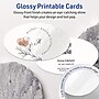 Avery Oval Business Cards, Glossy White, 200/Pack (19479399078)~#|#~sp314054990_sc7