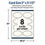 Avery Oval Business Cards, Matte Ivory, 200/Pack (19479399007)~#|#~sp314055110_sc7