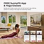 Sunny Health & Fitness Premium 1/2" Extra Thick Exercise Yoga Mat, Grey (SF-EM03-GY)~#|#~sp314240707_sc7