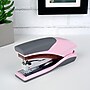 Swingline Optima 25 Rediced-Effort Desktop Stapler, 25-Sheet Capacity, Pink/Gray (S7066401)~#|#~sp314429429_sc7