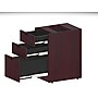 Boss Office Products 71" L-Shaped Desk with Dual File Pedestals, Mahogany (GROUPA11-M)~#|#~sp314485933_sc7