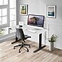 Mount-It! Dual Motor 55"W Electric Rectangular Adjustable Standing Desk, White/Black (MI-18113)~#|#~sp314779787_sc7