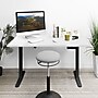 Mount-It! Dual Motor 55"W Electric Rectangular Adjustable Standing Desk, White/Black (MI-18113)~#|#~sp314779793_sc7
