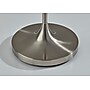 Adesso Esme 60"H Brushed Steel Floor Lamp with White Textured Fabric Shade (2620-22)~#|#~sp314780738_sc7