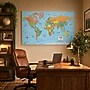 SwiftMaps RMC Signature Laminated Wall Map, 32" x 50" (RMC WORS32L)~#|#~sp314784374_sc7