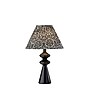 Adesso Dahlia 18"H Incandescent Table Lamp, Black/Navy/White Fabric Shade (1646-01)~#|#~sp314843078_sc7