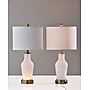 Simplee Adesso Grady 23.8"H Incandescent Table Lamp, White/Antique Brass, 2/Pack (SL0375-02)~#|#~sp314845123_sc7