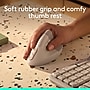 Logitech Lift Wireless Ergonomic Optical Mouse, Sand (910-007663)~#|#~sp315147291_sc7