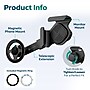 Purely P70 Magnetic Phone Holder for Computer and Car Monitors, Black (PSHP70BK)~#|#~sp315155844_sc7