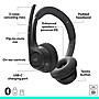 Logitech Zone 305 for Business Wireless Bluetooth Headset, Black (981-001452)~#|#~sp315156906_sc7
