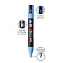 POSCA Water Based Paint Markers, Medium Bullet Tip, Sky Blue, 3/Bundle (UBCPC5MSKYBLUE-3)~#|#~sp315161076_sc7