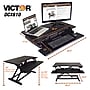 VICTOR High Rise 32.5"W Adjustable Standing Desk Converter, Black (DCX610)~#|#~sp315254189_sc7