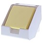 Bostitch Konnect™ Plastic Sticky Note & Card Holder, Includes Sticky Notes, 3.9", White (KT-CARD-WHITE)~#|#~sp31533663_sc7