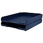 Bostitch Konnect Front Loading Stackable Letter Tray, Letter Size, Navy Blue (KT-TRAY-BLUE)~#|#~sp31533668_sc7