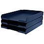 Bostitch Konnect Front Loading Stackable Letter Tray, Letter Size, Navy Blue (KT-TRAY-BLUE)~#|#~sp31533669_sc7