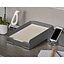 Bostitch Konnect Front Loading Stackable Letter Tray, Letter Size, Charcoal Gray (KT-TRAY-GRAY)~#|#~sp31533674_sc7