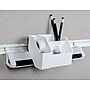 Bostitch Konnect™ 3-Piece Desk Organizer & Cable Management Kit with 12" Rail, Storage Bin, Tape Dispenser, White(KT-KIT1-WHITE)~#|#~sp31535020_sc7