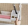 Bostitch Konnect™ Plastic Short Storage Bin, Removable Lid & Dividers, 3.4", White (KT-CUP-WHITE)~#|#~sp31535033_sc7