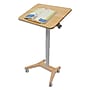 VICTOR 27.6"W Adjustable Solid Wood Mobile Standing Desk (DC570)~#|#~sp315375518_sc7