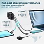 Turonic Wall Charger GaN Charging Station, 100W, 6.5ft, Black (BZ-A075)~#|#~sp315516879_sc7