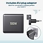 Turonic Wall Charger GaN Charging Station, 100W, 6.5ft, Black (BZ-A075)~#|#~sp315516880_sc7