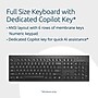 Kensington KB270 EQ Wireless Keyboard, Black (K75558NA)~#|#~sp315549843_sc7