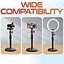 Delton T301 360° Webcam Stand, Camera Stand for Video Calls/Streaming/Recording, Black (DCT301)~#|#~sp315550233_sc7