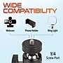 Delton T301 360° Webcam Stand, Camera Stand for Video Calls/Streaming/Recording, Black (DCT301)~#|#~sp315550240_sc7