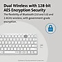 Kensington Multi-Device Dual Wireless Compact Keyboard, Silver (K75504US)~#|#~sp315550268_sc7
