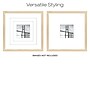 Excello Brands 12" x 12" MDF Square Triple Matted Picture Frame, Ash Wood (PF-TM1212-ASH)~#|#~sp316603897_sc7