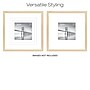 Excello Brands 18" x 18" MDF Square Triple Matted Picture Frame, Ash Wood (PF-TM1818-ASH)~#|#~sp316603995_sc7