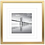 Excello Brands 18" x 18" MDF Square Triple Matted Picture Frame, Brushed Gold (PF-TM1818-GLD)~#|#~sp316604007_sc7