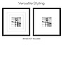 Excello Brands 12" x 12" MDF Square Triple Matted Picture Frame, Black (PF-TM1212-BLK)~#|#~sp316604024_sc7