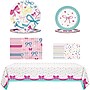 Say Hooray! Birthday Bow Bash Tableware Kit, Serves 8 Guests (DTC0064E2A)~#|#~sp316693333_sc7