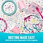 Say Hooray! Birthday Bow Bash Tableware Kit, Serves 8 Guests (DTC0064E2A)~#|#~sp316693340_sc7
