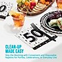 Say Hooray! Golden Wishes 50th Birthday Lunch Napkins, 2-Ply, Black/White, 64/Pack (DTC383184NAP)~#|#~sp316696306_sc7