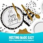 Say Hooray! Golden Wishes 50th Birthday Lunch Napkins, 2-Ply, Black/White, 64/Pack (DTC383184NAP)~#|#~sp316696311_sc7