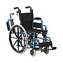 Medline Guardian Kidz Pediatric Manual Wheelchair, 14" Seat Width, Swing-Away Footrests, Blue (KPD4N22S1) ~#|#~sp316741357_sc7